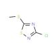 3-Chloro-5-methylthio-1,2,4-thiadiazole (CAS 10191-90-9) - chemical structure image