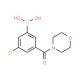 3-Chloro-5-(morpholine-4-carbonyl)phenylboronic acid (CAS 957120-55-7) - chemical structure image