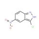3-Chloro-5-nitro-1H-indazole (CAS 4812-45-7) - chemical structure image