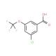 3-Chloro-5-(trifluoromethoxy)benzoic acid (CAS 433926-46-6) - chemical structure image