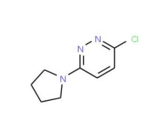 3-Chloro-6-(1-pyrrolidinyl)pyridazine (CAS 66346-85-8) - chemical structure image