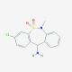 3-Chloro-6,11-dihydro-5,5-dioxo-11-amino-6-methyldibenzo[c.f][1,2]thiazepine (CAS 66981-75-7) - chemical structure image