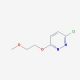 3-chloro-6-(2-methoxyethoxy)pyridazine (CAS 147362-91-2) - chemical structure image