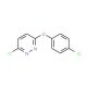 3-Chloro-6-(4-chlorophenoxy)pyridazine (CAS 69025-13-4) - chemical structure image