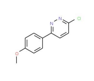 3-Chloro-6-(4-methoxyphenyl)pyridazine (CAS 58059-31-7) - chemical structure image