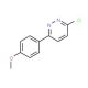3-Chloro-6-(4-methoxyphenyl)pyridazine (CAS 58059-31-7) - chemical structure image