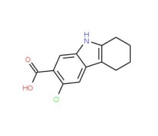 3-Chloro-6,7,8,9-tetrahydro-5H-carbazole-2-carboxylic acid - chemical structure image