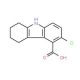 3-Chloro-6,7,8,9-tetrahydro-5H-carbazole-4-carboxylic acid - chemical structure image