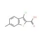3-chloro-6-methyl-1-benzothiophene-2-carboxylic acid (CAS 34576-96-0) - chemical structure image