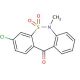 3-Chloro-6-methyl-dibenzo[c,f][1,2]thiazepin-11(6H)-one 5,5-Dioxide (CAS 26638-53-9) - chemical structure image