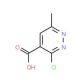 3-Chloro-6-methylpyridazine-4-carboxylic acid (CAS 914637-40-4) - chemical structure image