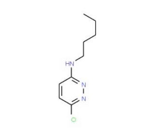 3-Chloro-6-pentylaminopyridazine (CAS 941294-42-4) - chemical structure image