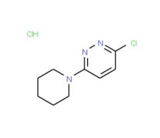 3-chloro-6-piperidin-1-ylpyridazine hydrochloride (CAS 1722-11-8 (non-salt)) - chemical structure image