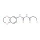 3-chloro-N-[(2,3-dihydro-1,4-benzodioxin-6-ylamino)carbonyl]propanamide - chemical structure image
