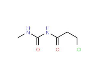3-chloro-N-[(methylamino)carbonyl]propanamide - chemical structure image