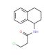 3-chloro-N-1,2,3,4-tetrahydronaphthalen-1-ylpropanamide - chemical structure image