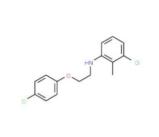 3-Chloro-N-[2-(4-chlorophenoxy)ethyl]-2-methylaniline - chemical structure image