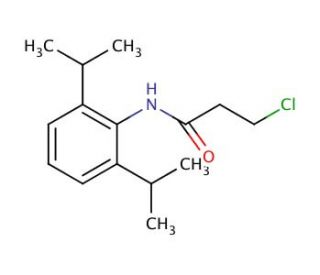 3-chloro-N-(2,6-diisopropylphenyl)propanamide - chemical structure image