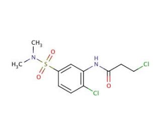3-chloro-N-{2-chloro-5-[(dimethylamino)sulfonyl]phenyl}propanamide - chemical structure image