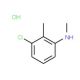 3-Chloro-N,2-dimethylaniline, HCl (CAS 957062-82-7) - chemical structure image