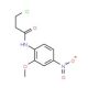 3-chloro-N-(2-methoxy-4-nitrophenyl)propanamide - chemical structure image