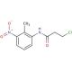 3-chloro-N-(2-methyl-3-nitrophenyl)propanamide - chemical structure image