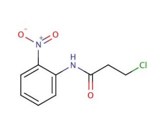 3-chloro-N-(2-nitrophenyl)propanamide - chemical structure image