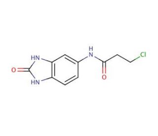 3-chloro-N-(2-oxo-2,3-dihydro-1H-benzimidazol-5-yl)propanamide (CAS 915920-69-3) - chemical structure image