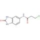 3-chloro-N-(2-oxo-2,3-dihydro-1H-benzimidazol-5-yl)propanamide (CAS 915920-69-3) - chemical structure image