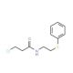 3-Chloro-N-[2-(phenylsulfanyl)ethyl]propanamide (CAS 91131-29-2) - chemical structure image