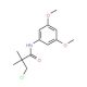 3-Chloro-N-(3,5-dimethoxyphenyl)-2,2-dimethylpropanamide - chemical structure image