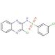 3-chloro-N-(3-chloroquinoxalin-2-yl)benzenesulfonamide - chemical structure image