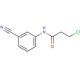 3-chloro-N-(3-cyanophenyl)propanamide - chemical structure image