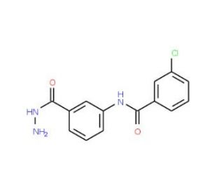 3-Chloro-N-[3-(hydrazinocarbonyl)phenyl]benzamide - chemical structure image