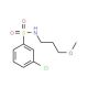 3-chloro-N-(3-methoxypropyl)benzene-1-sulfonamide - chemical structure image