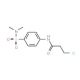 3-chloro-N-{4-[(dimethylamino)sulfonyl]phenyl}propanamide - chemical structure image