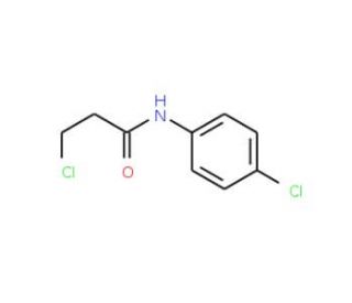 3-Chloro-N-(4-chloro-phenyl)-propionamide (CAS 19314-16-0) - chemical structure image