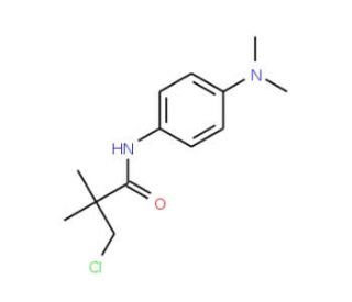 3-Chloro-N-[4-(dimethylamino)phenyl]-2,2-dimethylpropanamide - chemical structure image