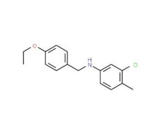 3-Chloro-N-(4-ethoxybenzyl)-4-methylaniline - chemical structure image