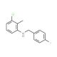3-Chloro-N-(4-fluorobenzyl)-2-methylaniline - chemical structure image
