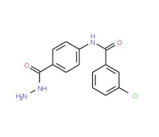 3-Chloro-N-[4-(hydrazinocarbonyl)phenyl]benzamide - chemical structure image