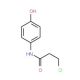 3-Chloro-N-(4-hydroxyphenyl)propionamide (CAS 19314-10-4) - chemical structure image