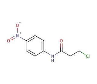 3-chloro-N-(4-nitrophenyl)propanamide - chemical structure image