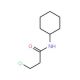 3-chloro-N-cyclohexylpropanamide (CAS 61872-76-2) - chemical structure image