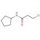 3-chloro-N-cyclopentylpropanamide (CAS 349403-75-4) - chemical structure image