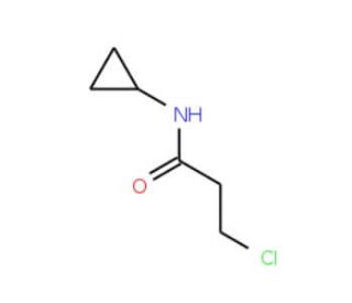3-chloro-N-cyclopropylpropanamide (CAS 573994-60-2) - chemical structure image