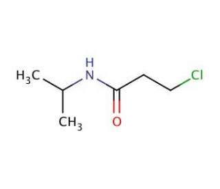 3-chloro-N-isopropylpropanamide (CAS 22813-48-5) - chemical structure image