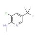 3-chloro-N-methyl-5-(trifluoromethyl)pyridin-2-amine (CAS 89810-01-5) - chemical structure image