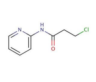 3-chloro-N-(pyridin-2-yl)propanamide - chemical structure image