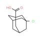 3-Chloroadamantane-1-carboxylic acid (CAS 34859-74-0) - chemical structure image